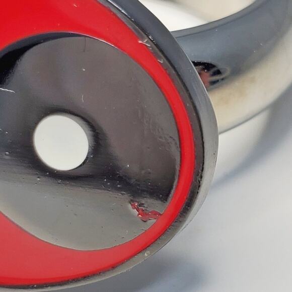 Deadpool Club Merc Napkin Holder Set of 4 Red/Silver - Picture 6 of 7